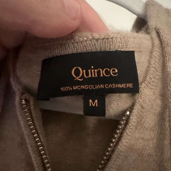 Quince Mongolian Cashmere Full-Zip Hoodie - Picture 2 of 5